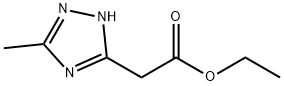 Ethyl 2-(5-methyl-4H-1,2,4-triazol-3-yl)acetate,100187-10-8,结构式