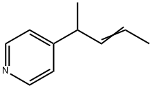 Pyridine, 4-(1-methyl-2-butenyl)- (9CI),100190-72-5,结构式