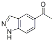 5-Acetyl-1H-indazole 化学構造式