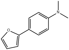 2-(4-二甲基氨基苯基)呋喃, 100191-85-3, 结构式