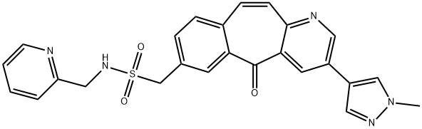 3-(1-Methyl-1H-pyrazol-4-yl)-5-oxo-N-(2-pyridinylmethyl)-5H-benzo[4,5]cyclohepta[1,2-b]pyridine-7-methanesulfonamide price.