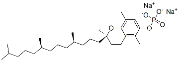 disodium [2R-[2R*(4R*,8R*)]]-3,4-dihydro-2,5,8-trimethyl-2-(4,8,12-trimethyltridecyl)-2H-1-benzopyran-6-yl phosphate|