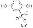sodium 2,5-dihydroxybenzenesulphonate Struktur