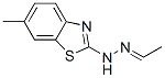Acetaldehyde, (6-methyl-2-benzothiazolyl)hydrazone (9CI) Struktur
