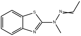 Acetaldehyde, 2-benzothiazolylmethylhydrazone (9CI) 结构式