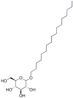 heptadecyl D-glucoside 化学構造式