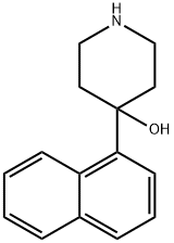 4-HYDROXY-4-(1-NAPHTHYL)PIPERIDINE 化学構造式