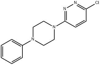 3-Chloro-6-(4-phenylpiperazin-1-yl)pyridazine Struktur