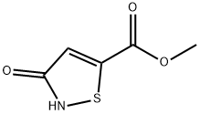 5-Isothiazolecarboxylicacid,2,3-dihydro-3-oxo-,methylester(9CI) Struktur