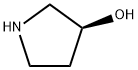 (S)-3-ピロリジノール 化学構造式