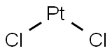 白金(II)ジクロリド 化学構造式