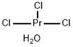 トリクロロプラセオジム(III)·7水和物 化学構造式