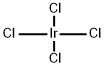 四氯化铱,10025-97-5,结构式