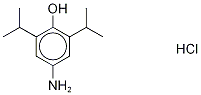 4-氨基丙泊酚盐酸盐 结构式