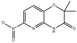 2,2-二甲基-6-硝基-2H-吡啶并[3,2-B][1,4]恶嗪-3(4H)-酮, 1002726-59-1, 结构式