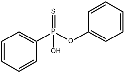 PHENYL-PHOSPHONOTHIOIC ACID PHENYL ESTER Structure