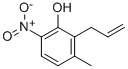 2-ALLYL-3-METHYL-6-NITROPHENOL 结构式