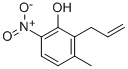 2-ALLYL-3-METHYL-6-NITROPHENOL 化学構造式