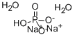 二水磷酸钠,10028-24-7,结构式