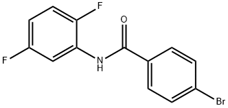 4-bromo-N-(2,5-difluorophenyl)benzamide Structure