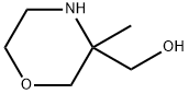 (3-メチルモルホリン-3-イル)メタノール 化学構造式