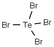 テルル(IV)テトラブロミド 化学構造式