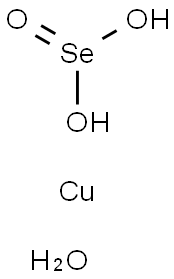 COPPERHYDROSELENITEDIHYDRATE Structure