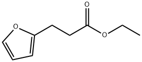 2-呋喃丙酸乙酯, 10031-90-0, 结构式