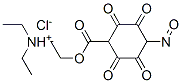 2-(4-amino-2-pentoxy-benzoyl)oxyethyl-diethyl-azanium chloride,100311-09-9,结构式