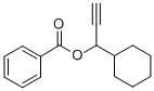 BENZOIC ACID, 1-CYCLOHEXYL-2-PROPYN-1-YL ESTER Structure