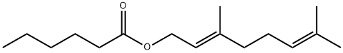 GERANYL CAPROATE Structure