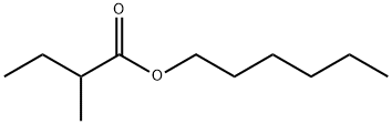 异戊酸己酯,10032-15-2,结构式