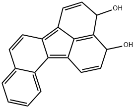 9,10-dihydro-9,10-dihydroxybenzo(j)fluoranthene Structure