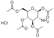 1,3,4,6-Tetra-O-acetyl-a-D-glucosamineHCI Struktur