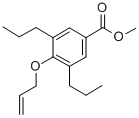 Methyl 4-allyloxy-3,5-dipropylbenzoate Struktur