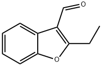 2-乙基-3-甲酰基苯并呋喃 结构式