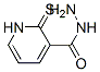 3-Pyridinecarboxylicacid,1,2-dihydro-2-thioxo-,hydrazide(9CI) 化学構造式