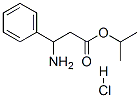 ISOPROPYL 3-AMINO-3-PHENYLPROPANOATE HYDROCHLORIDE Struktur