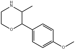 2-(4-METHOXY-PHENYL)-3-METHYL-MORPHOLINE Struktur