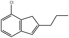 7-氯-2-丙基-1H-茚, 1003709-23-6, 结构式