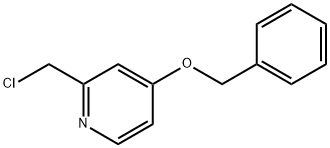 4-(BENZYLOXY)-2-(CHLOROMETHYL)PYRIDINE 化学構造式