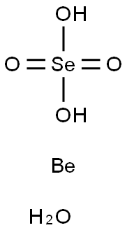 Beryllium selenate tetrahydrate. Struktur