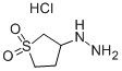 3-HYDRAZINOTETRAHYDRO-1H-1L6-THIOPHENE-1,1-DIONE HYDROCHLORIDE Structure