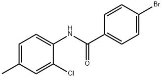 4-bromo-N-(2-chloro-4-methylphenyl)benzamide Structure