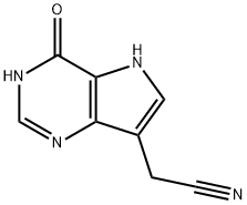 1H-Pyrrolo[3,2-d]pyrimidine-7-acetonitrile,4,5-dihydro-4-oxo-(9CI),100419-81-6,结构式