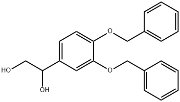 rac 3,4-Bis(benzyloxy)phenylethylene Glycol Struktur