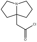 Tetrahydro-1H-pyrrolizin-7a(5H)-ylacetyl chloride 化学構造式