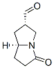 1H-Pyrrolizine-2-carboxaldehyde, hexahydro-5-oxo-, cis- (9CI) 结构式