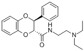 1,4-BENZODIOXAN-2-CARBOXAMIDE, N-(2-(DIETHYLAMINO)ETHYL)-3-PHENYL-, (E )- Struktur