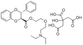 1,4-Benzodioxan-2-carboxylic acid, 3-phenyl-, 2-(2-(diethylamino)ethox y)ethyl ester, citrate, (E)- 结构式